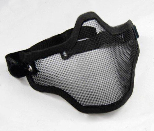 TMC Strike Steel Half Face Mask-Black G37